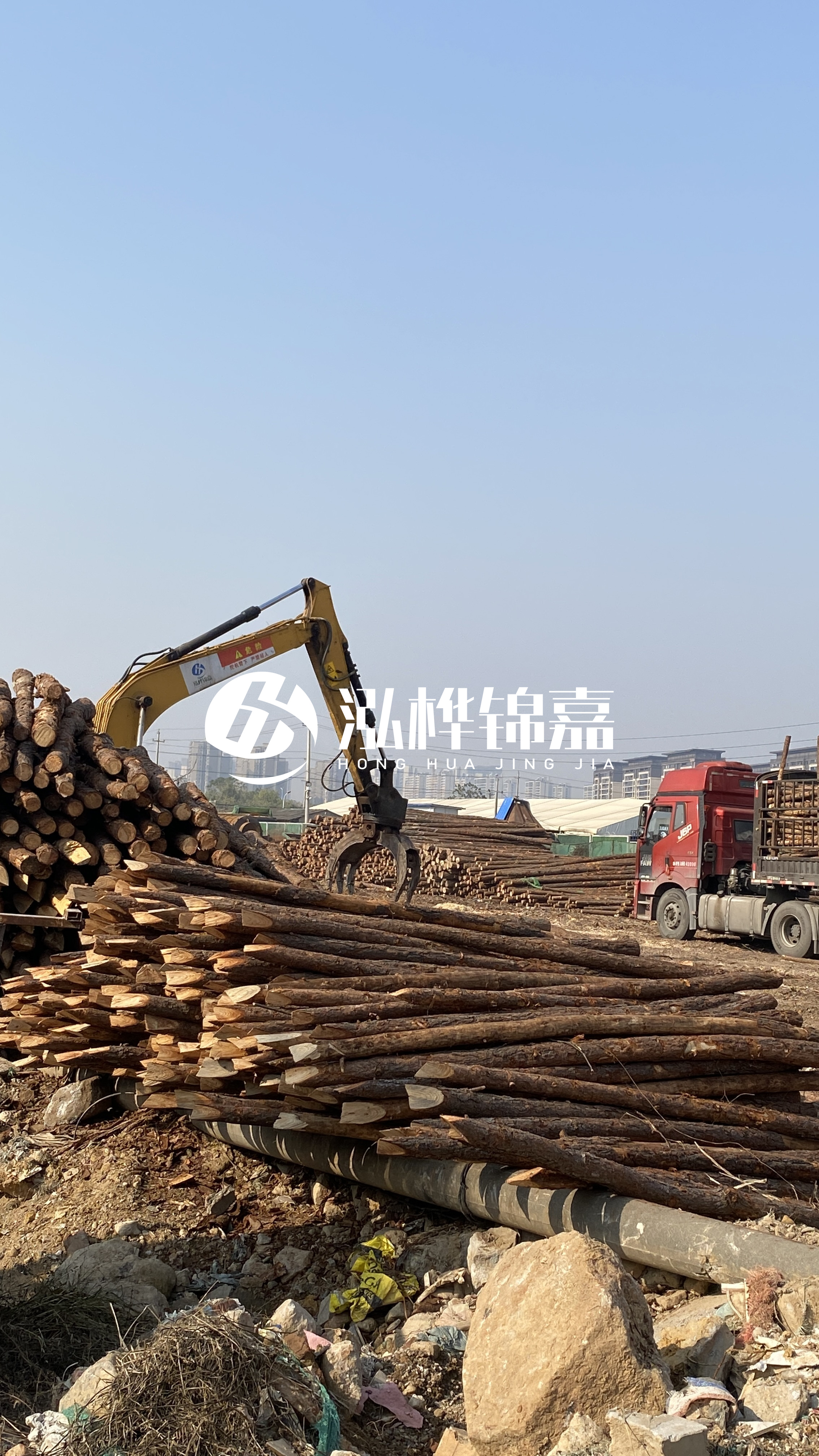 白銀松木樁批發(fā)源頭廠家-為什么要選新鮮松木樁?